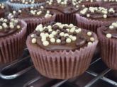 cupcake de chocolate